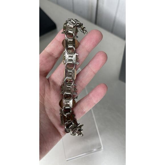 Lorraine Frances Unique Time Flies Airplane Flying Bracelet Charm Link - Picture 4 of 4